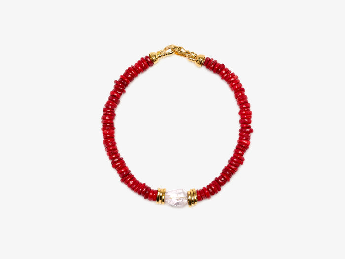 Vadi jewels Vadi Jewels Collier de corail rouge Paloma