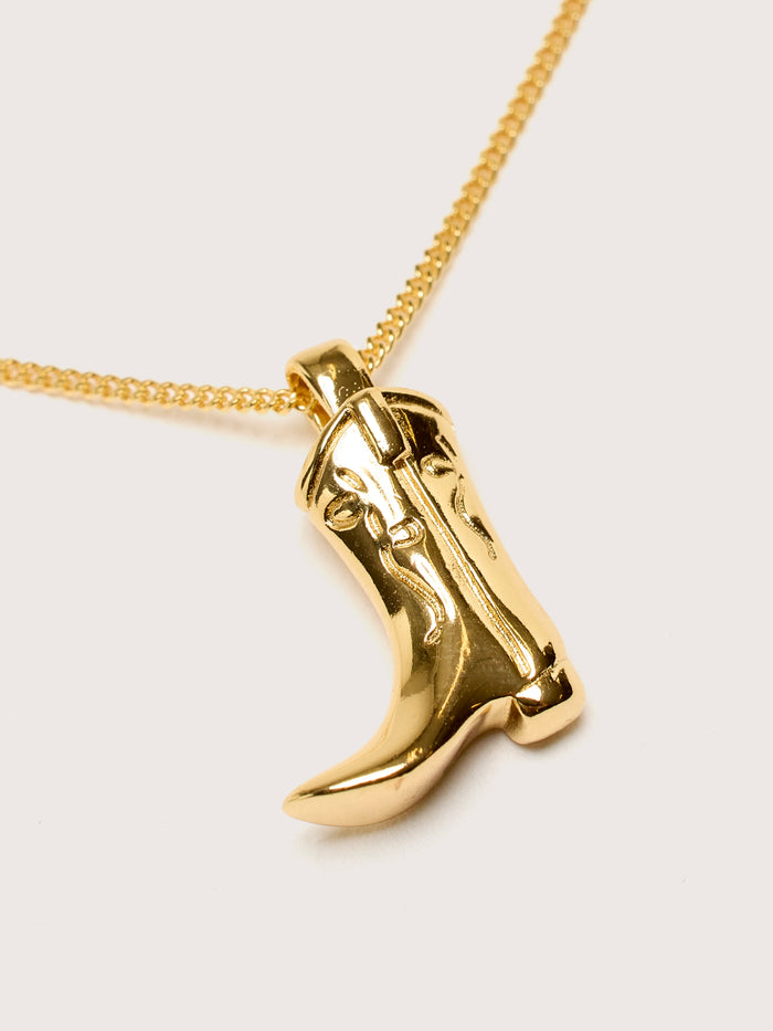 Wolf Circus Wolf Circus Collier Charm Bottes De Cowboy En Or