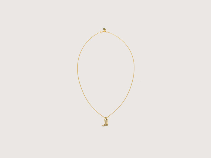 Wolf circus Wolf Circus Collier Charm Bottes de Cowboy en Or