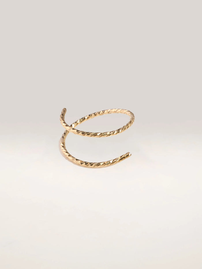 Yay Yay Boucle D'Oreille Sparkling Double En Or