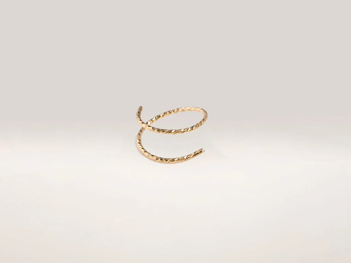 Yay Yay Boucle D'Oreille Sparkling Double En Or