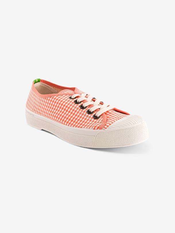 Bensimon B79 ROMY FEMME VICHY Orange BENSIMON
