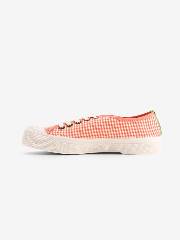 Bensimon B79 ROMY FEMME VICHY Orange BENSIMON