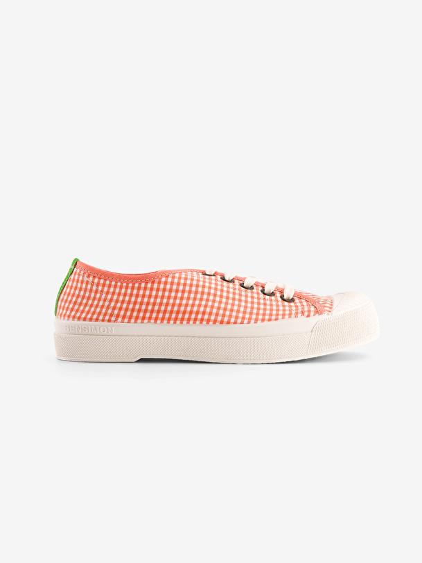 bensimon B79 ROMY FEMME VICHY Orange BENSIMON