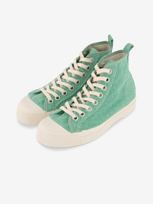 Bensimon STELLA B79 DENIM RECYCLE Vert BENSIMON