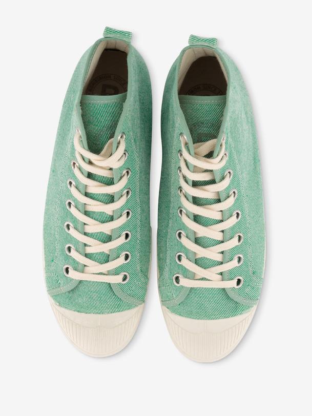 Bensimon STELLA B79 DENIM RECYCLE Vert BENSIMON