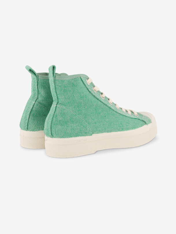Bensimon STELLA B79 DENIM RECYCLE Vert BENSIMON