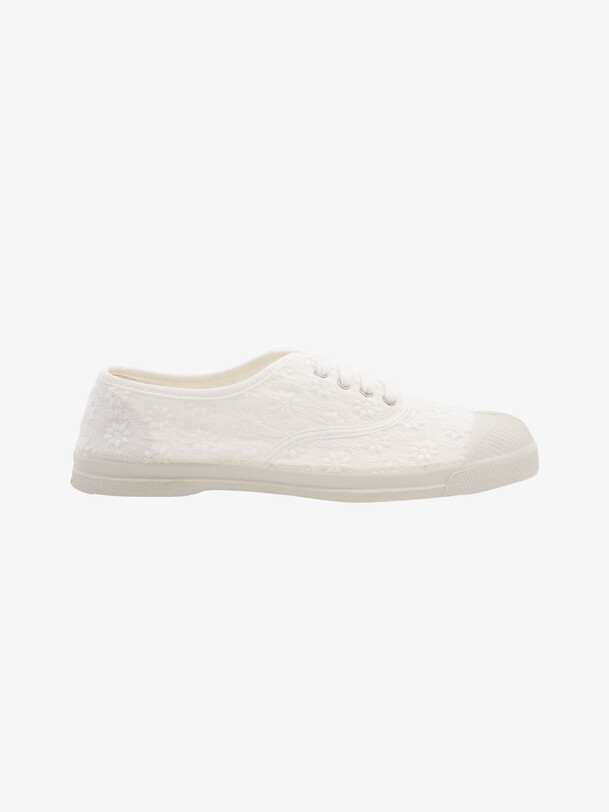 bensimon TENNIS BRODERIE ANGLAISE Ecru BENSIMON