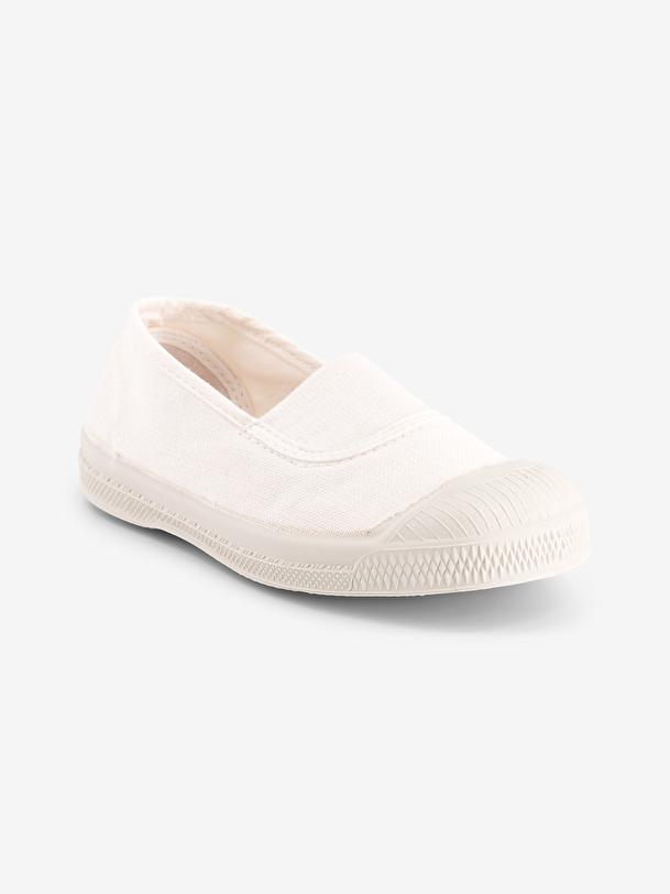 Bensimon TENNIS ELASTIQUE ENFANT Blanc BENSIMON