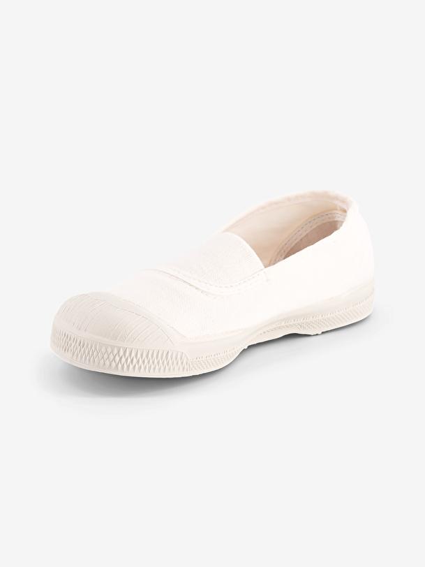 Bensimon TENNIS ELASTIQUE ENFANT Blanc BENSIMON