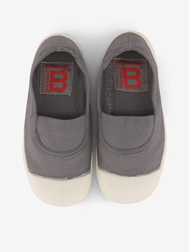 Bensimon TENNIS ELASTIQUE ENFANT Gris BENSIMON