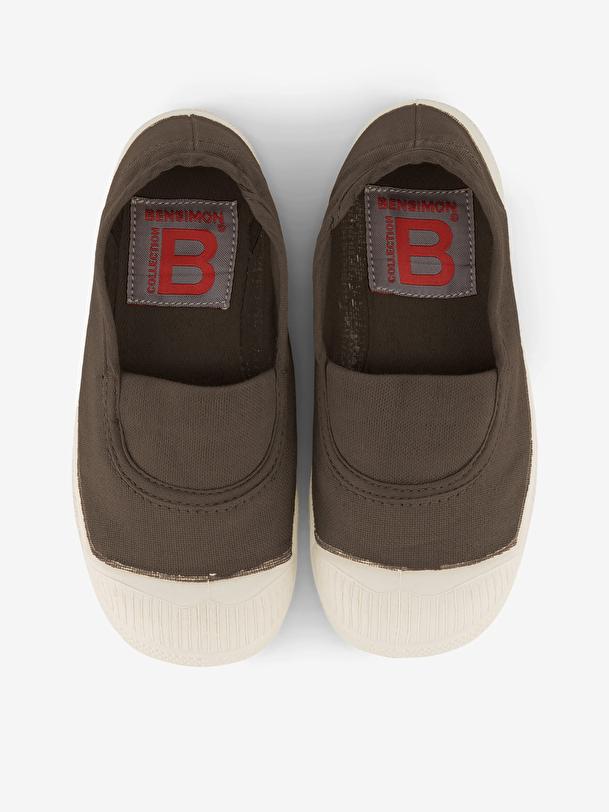 Bensimon TENNIS ELASTIQUE ENFANT Kaki BENSIMON