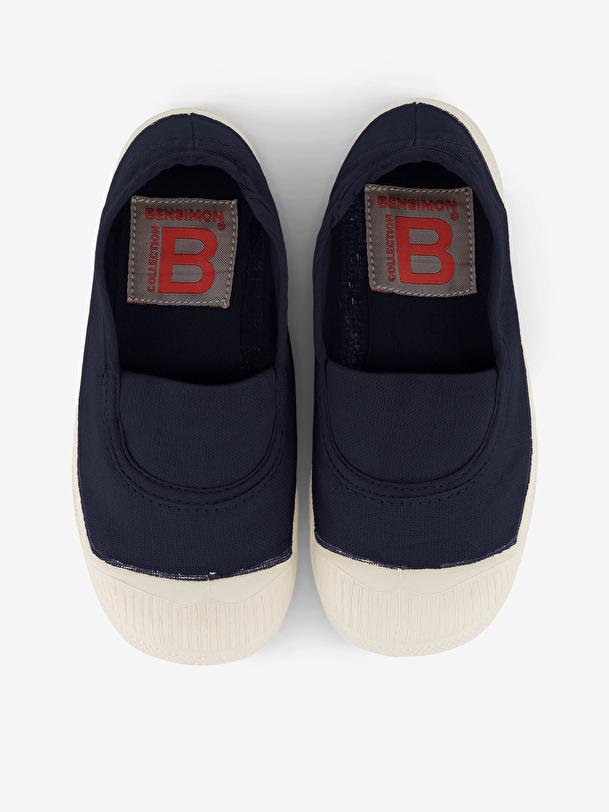 Bensimon TENNIS ELASTIQUE ENFANT Marine BENSIMON