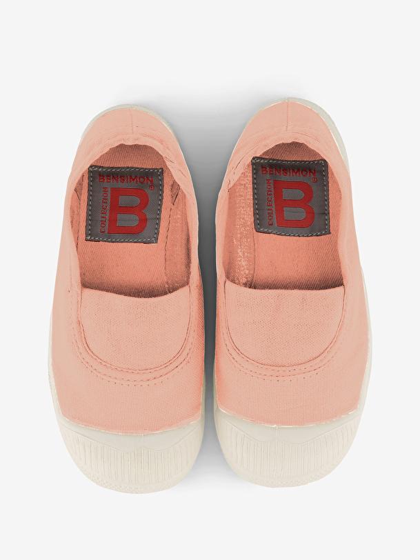 Bensimon TENNIS ELASTIQUE ENFANT Rose BENSIMON