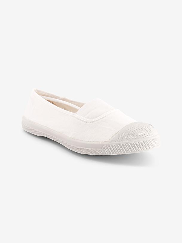 Bensimon TENNIS ELASTIQUE FEMME Blanc BENSIMON