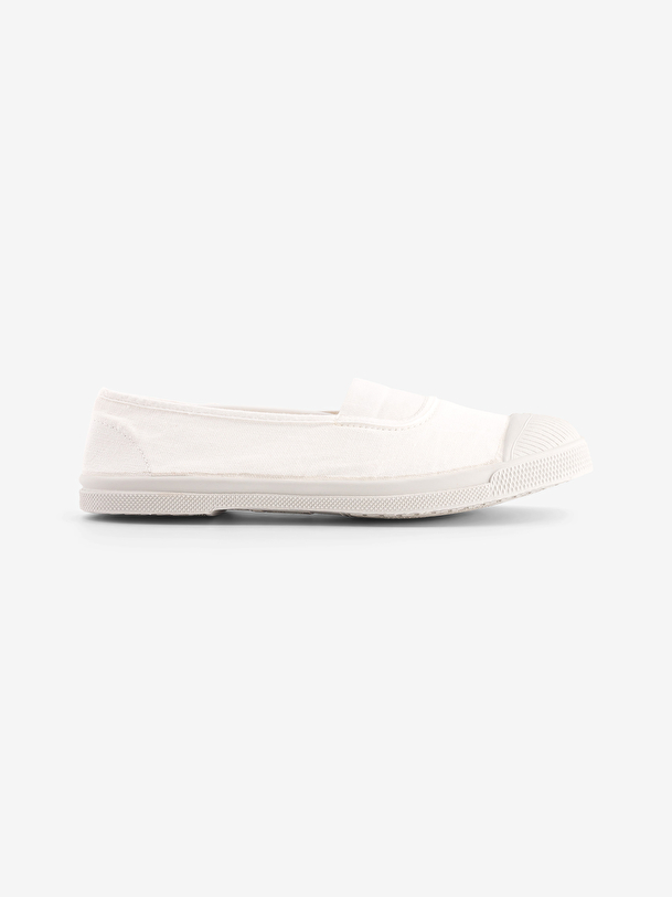bensimon TENNIS ELASTIQUE FEMME Blanc BENSIMON