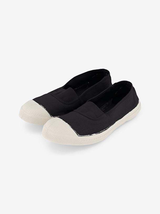 Bensimon TENNIS ELASTIQUE FEMME Carbone BENSIMON
