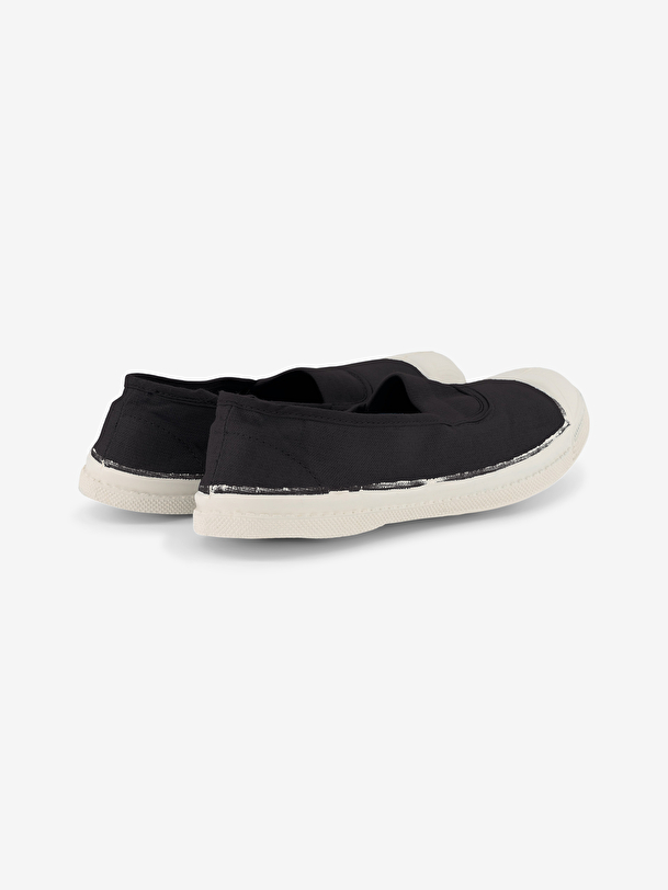 Bensimon TENNIS ELASTIQUE FEMME Carbone BENSIMON