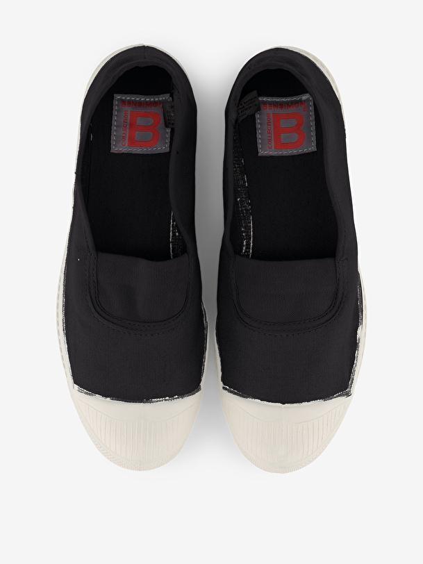 Bensimon TENNIS ELASTIQUE FEMME Carbone BENSIMON