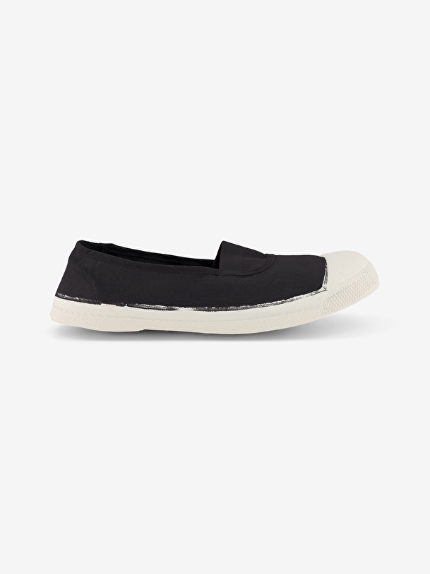 bensimon TENNIS ELASTIQUE FEMME Carbone BENSIMON