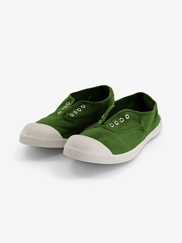 Bensimon TENNIS ELLY FEMME Vert Prairie BENSIMON