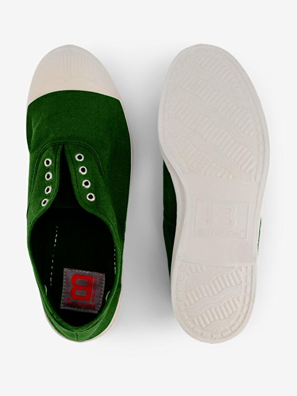 Bensimon TENNIS ELLY FEMME Vert Prairie BENSIMON