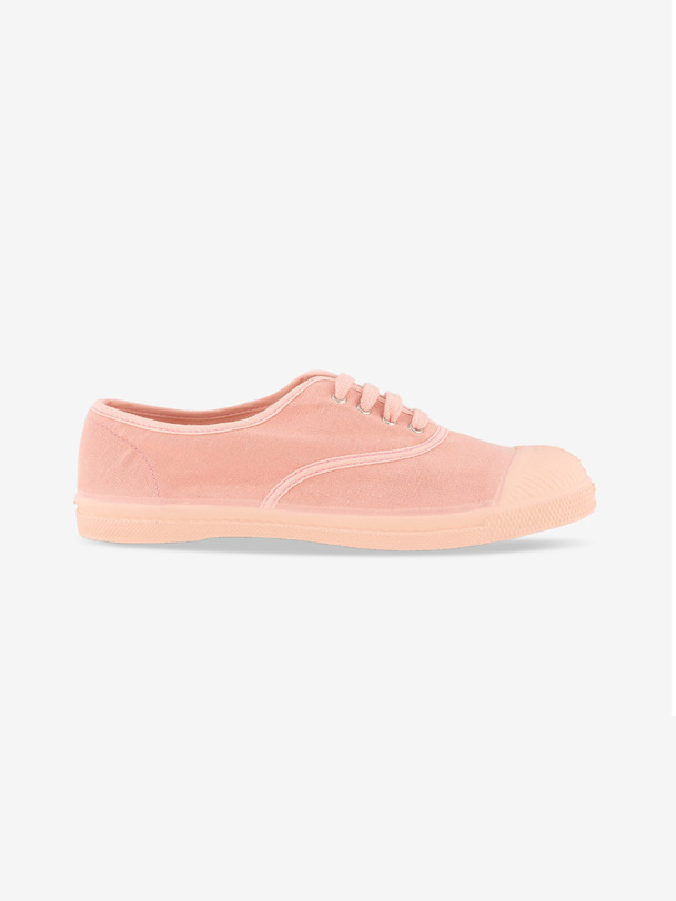 Bensimon TENNIS LACET LIN COLORSOLE Pink BENSIMON