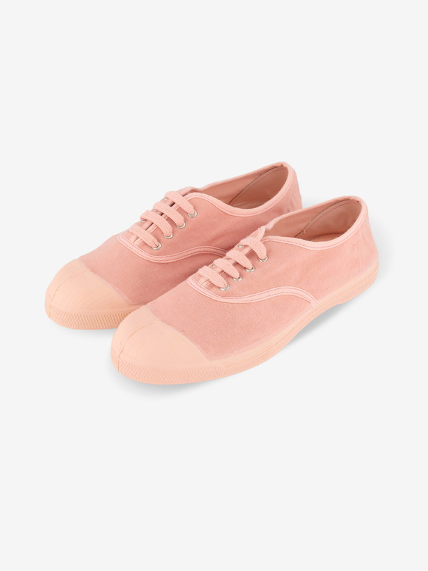 Bensimon TENNIS LACET LIN COLORSOLE Pink BENSIMON