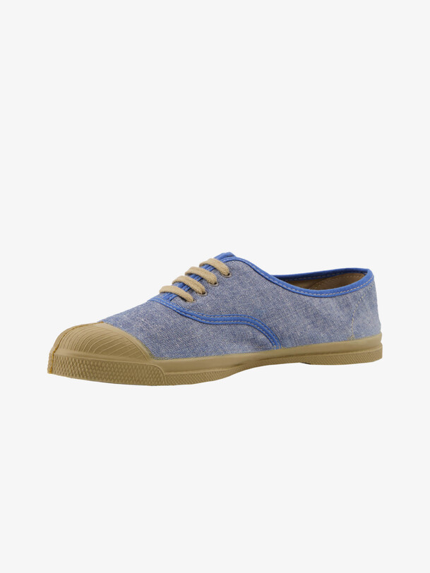 Bensimon TENNIS LACETS CHAMBRAY BENSIMON