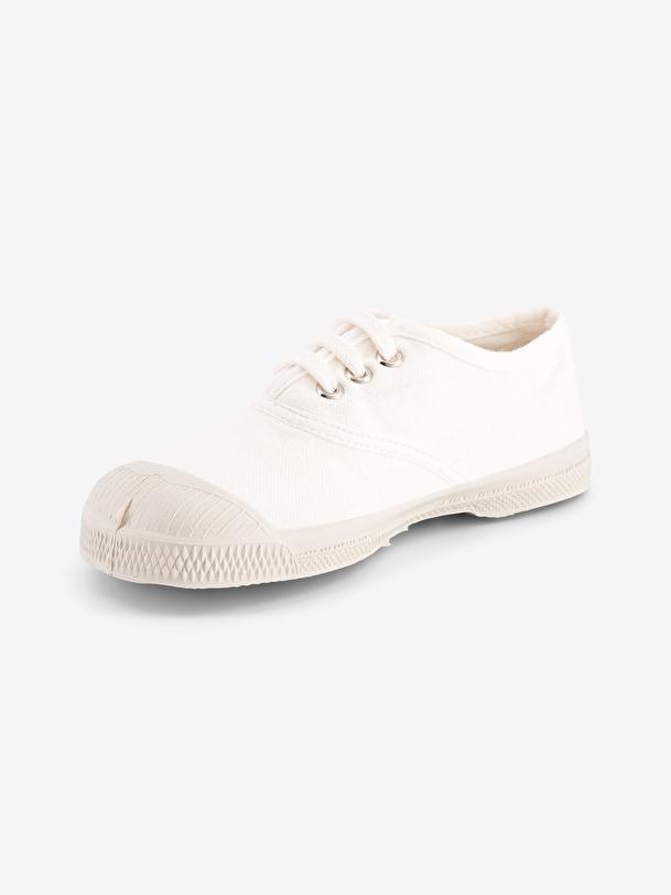 Bensimon TENNIS LACETS ENFANT Blanc BENSIMON