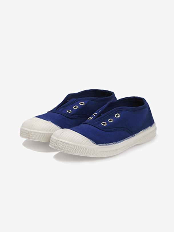 Bensimon TENNIS LACETS ENFANT Bleu Vif BENSIMON