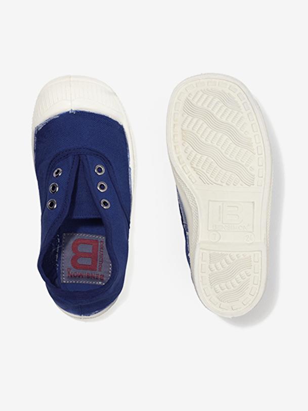 Bensimon TENNIS LACETS ENFANT Bleu Vif BENSIMON
