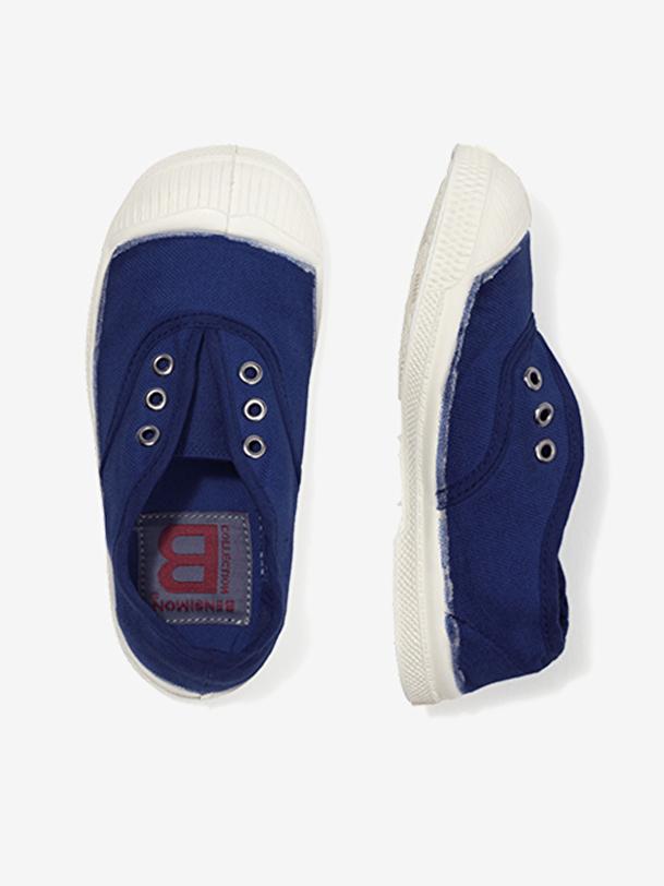 Bensimon TENNIS LACETS ENFANT Bleu Vif BENSIMON