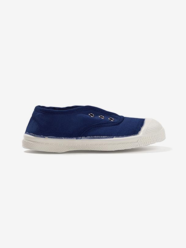 bensimon TENNIS LACETS ENFANT Bleu vif BENSIMON