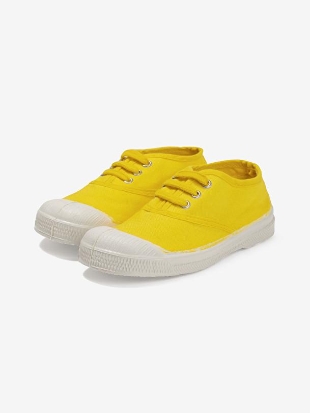 Bensimon TENNIS LACETS ENFANT Citron BENSIMON