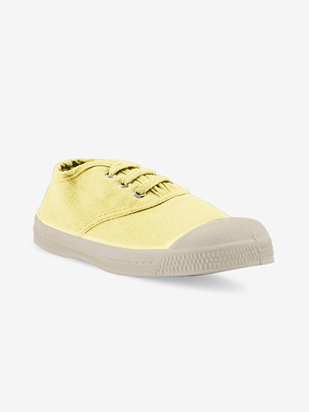 Bensimon TENNIS LACETS ENFANT Citron BENSIMON