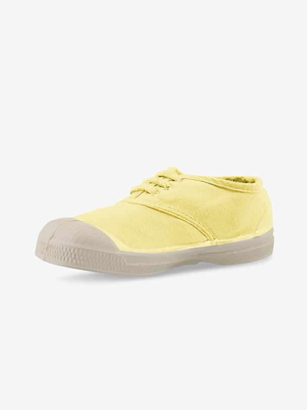 Bensimon TENNIS LACETS ENFANT Citron BENSIMON