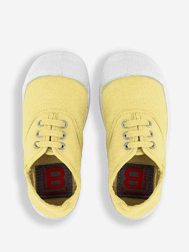 Bensimon TENNIS LACETS ENFANT Citron BENSIMON