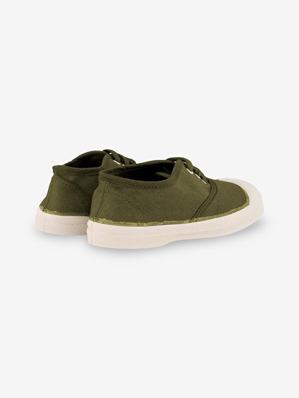 Bensimon TENNIS LACETS ENFANT Kaki BENSIMON