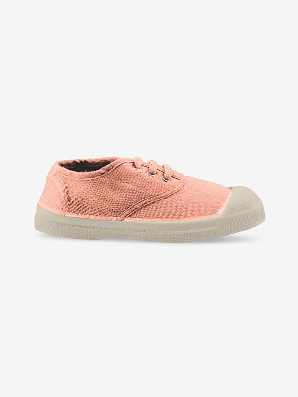 bensimon TENNIS LACETS ENFANT Rose BENSIMON