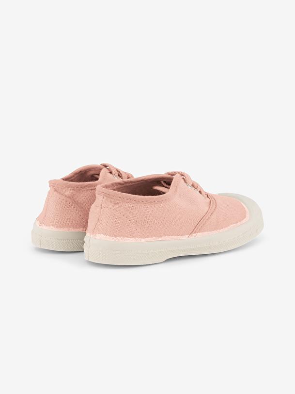 Bensimon TENNIS LACETS ENFANT Rose Leger BENSIMON