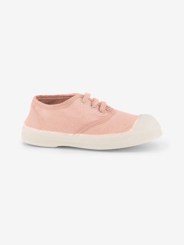 bensimon TENNIS LACETS ENFANT Rose leger BENSIMON
