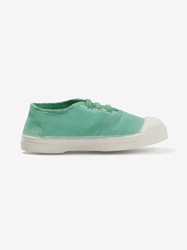bensimon TENNIS LACETS ENFANT Turquoise BENSIMON