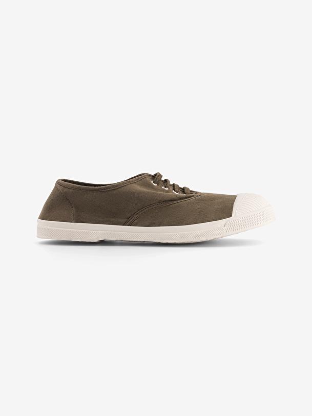 bensimon TENNIS LACETS FEMME Kaki BENSIMON