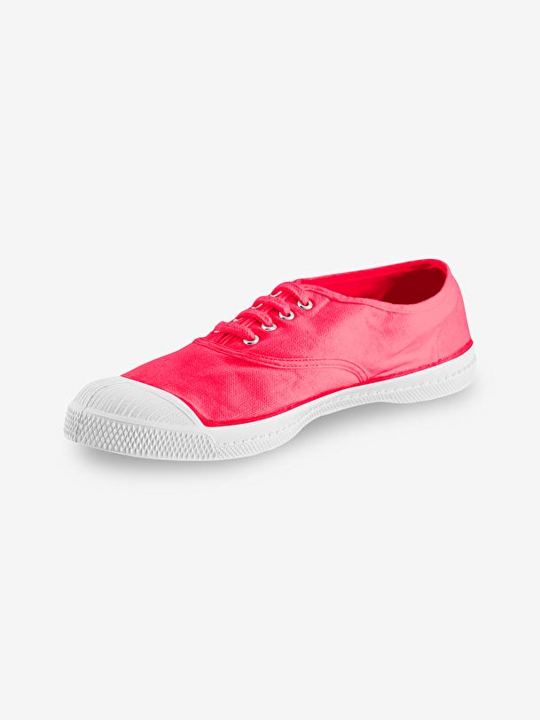 Bensimon TENNIS LACETS FEMME Rose Indien BENSIMON