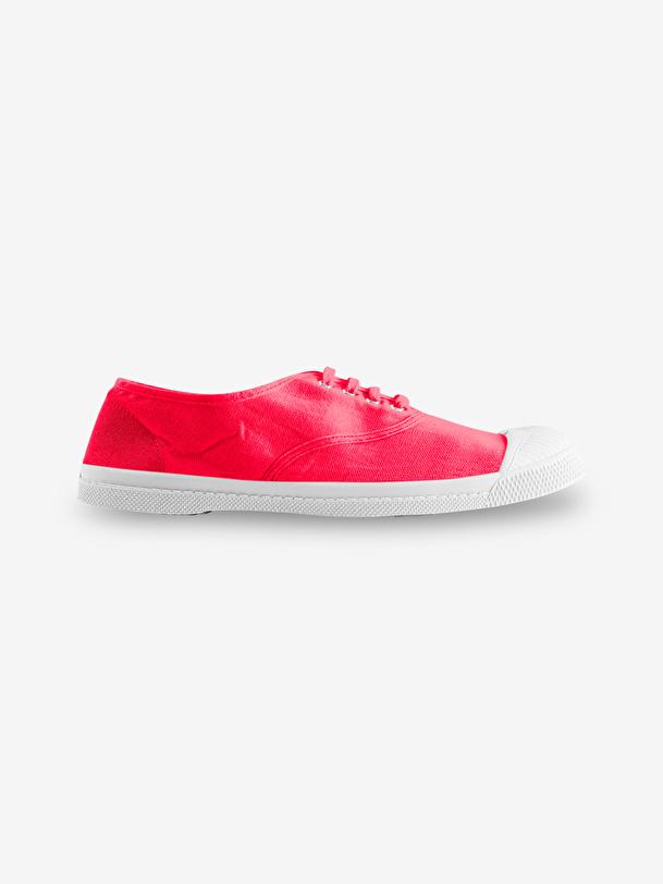 bensimon TENNIS LACETS FEMME Rose indien BENSIMON