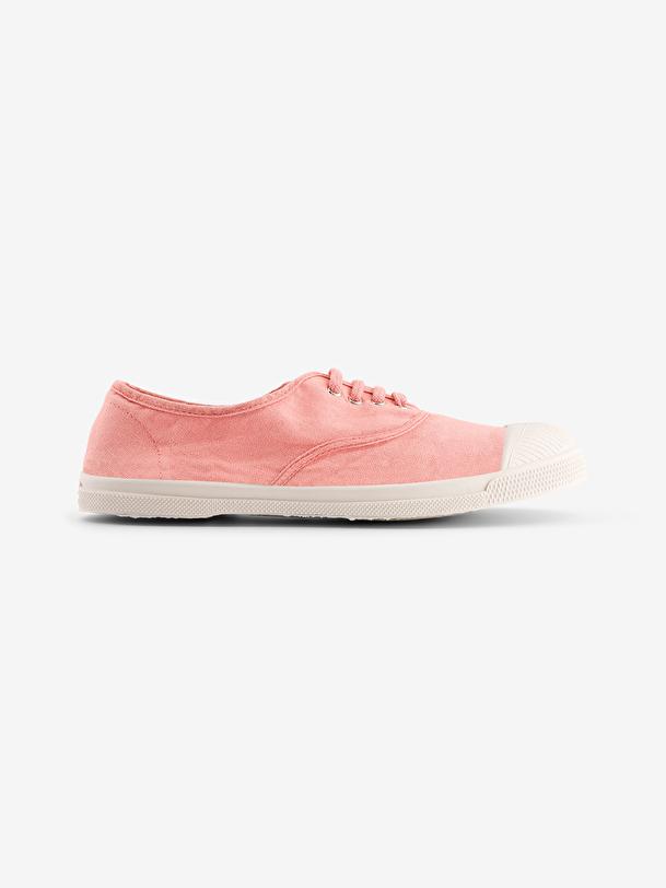 bensimon TENNIS LACETS FEMME Rose tendre BENSIMON bensimon TENNIS LACETS FEMME Rose tendre BENSIMON