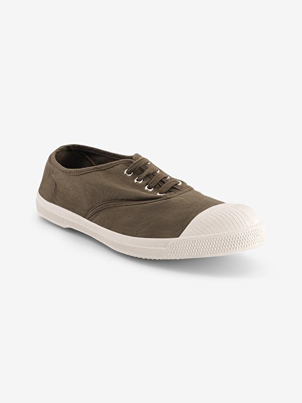 Bensimon TENNIS LACETS HOMME Kaki BENSIMON