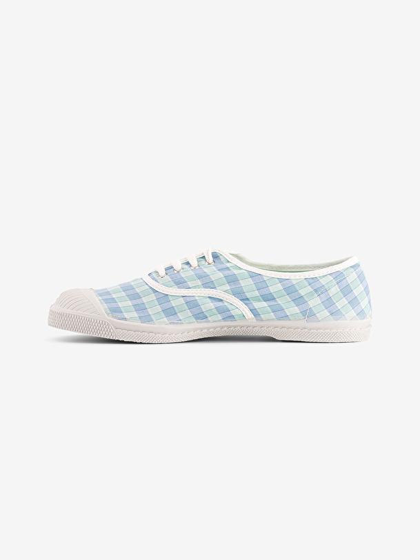 Bensimon TENIS LACETS FEMME SUMMER CHECKS Aqua BENSIMON