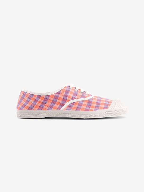 bensimon TENIS LACETS FEMME SUMMER CHECKS Mangue BENSIMON
